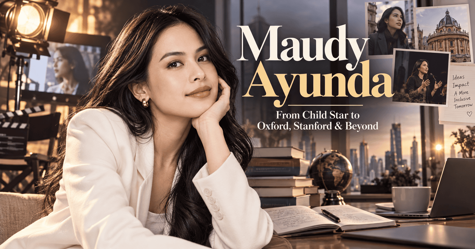 Maudy Ayunda Indonesian actress Oxford and Stanford graduate